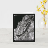 Carte "Destiny" - Leaping Saumon Card (Fleur jaune)