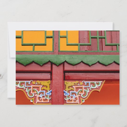 Carte Détail de bâtiment de monastère (Devant)