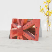 Carte Détail de la roue du wagon (Fleur jaune)