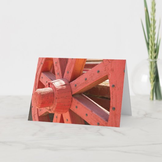 Carte Détail de la roue du wagon (Devant)