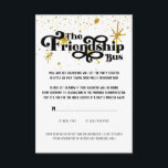 Carte détail de transport de bat mitzvah<br><div class="desc">Cette carte de clôture fera vos invités savoir des enfants seront transportés à la partie. La suite de cette conception chique de noir et d'or est la manière parfaite de célébrer la partie de l'année. Ajoutez vos mots faits sur commande à cette conception en utilisant les boîtes "éditent ce modèle...</div>