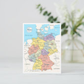 Carte détaillée de l'Allemagne (Debout devant)