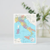 Carte détaillée de l'Italie (Debout devant)
