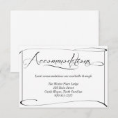 Carte détaillée des hébergements Mariages noirs et (Devant / Derrière)