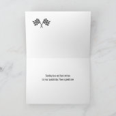 Carte Détails Checkered courants de courses (Intérieur)