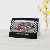 Carte Détails Checkered courants de courses (Fleur jaune)