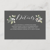 Carte Détails des fleurs de champ (Devant)