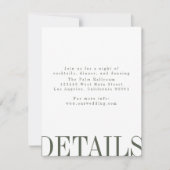 Carte Détails du style éditorial (Devant)