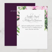 Carte Détails sur le Mariage de la Monnaie rose vierge C (Devant / Derrière)