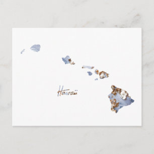 Carte d'état Blue & Gold Hawaii