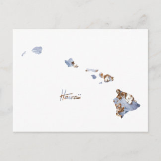 Carte d'état Blue & Gold Hawaii
