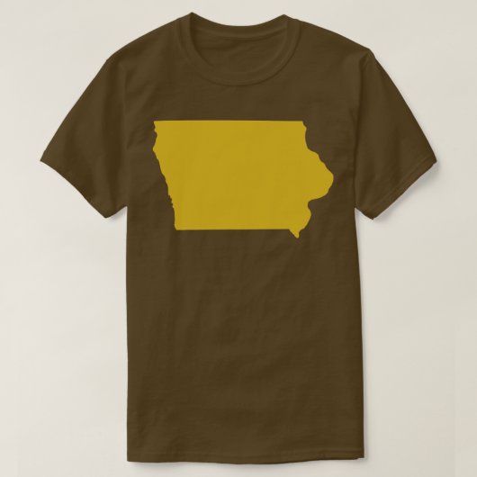 Carte d'état de l'Iowa TShirt (Design devant)