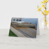 CARTE D'ÉTÉ : Lac Harriet, "Bateaux accostés"_ Car (Fleur jaune)