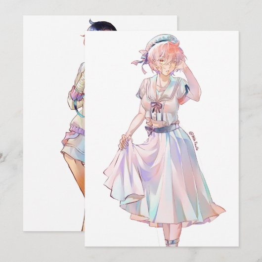 carte d'été vanijeanne (Devant / Derrière)