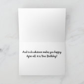 CARTE DÉTENDEZ-VOUS ET PROFITEZ DE VOTRE ANNIVERSAIRE. (Intérieur)