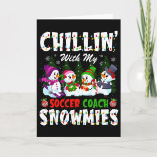 Carte Détente avec mon entraîneur de football Snowmies X