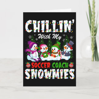 Carte Détente avec mon entraîneur de football Snowmies X
