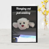 CARTE **DÉTENTION DE DIRE JEUX ANNIVERSAIRE** (Fleur jaune)