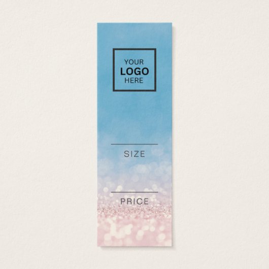 Carte d'étiquette de blocage de prix minimal (Dos)