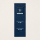 Carte d'étiquette de blocage de prix minimal (Dos)