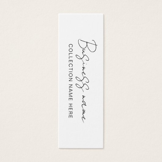 Carte d'étiquette de blocage de prix minimal (Devant)