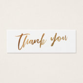 Carte d'étiquette privilégiée Simple Gold Mariage  (Devant)