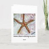 Carte d'étoiles de mer (Dos)