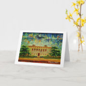 Carte "Detroit Main Library Rendition" (Fleur jaune)