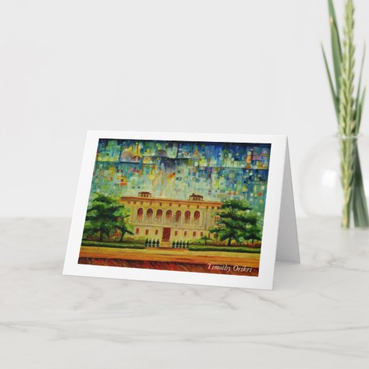 Carte "Detroit Main Library Rendition" (Devant)