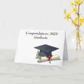 Carte d'études chrétiennes (Fleur jaune)