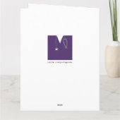 Carte d'études Médicales personnalisée (Dos)