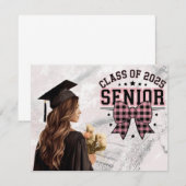 Carte d'études personnalisée pour infirmière conse (Devant / Derrière)