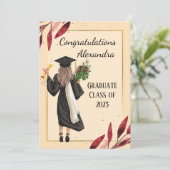 Carte d'études pour femmes (Debout devant)