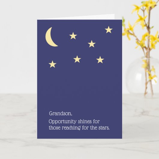 Carte d'études pour Grand-fils (Fleur jaune)