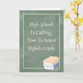 Carte d'études pour l'ardoise verte de 8e année (Fleur jaune)