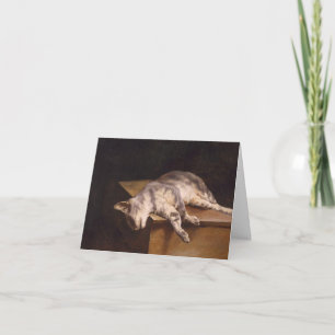 Carte Deuil de chat mort
