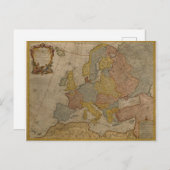 Carte d'Europe | 1700 (Devant / Derrière)