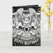 Carte Deus Mortis Métal Lourd Dieu de la mort (Fleur jaune)