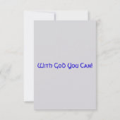 Carte Deutéronome 32:4 KJV Bible Scripture Pic Greeting (Dos)