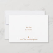 Carte Deutéronome 6:5-9 - Priorités (Dos)