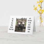 CARTE DEUX "A" INTELLIGENTS FONT DE LA SOEUR ÂGÉE UN STY (Fleur jaune)