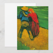 Carte Deux Amants par Vincent van Gogh (Devant / Derrière)