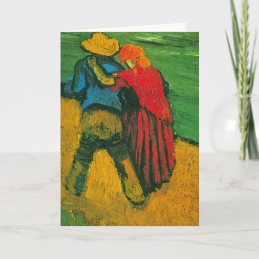 Carte Deux amoureux par Vincent van Gogh (Devant)