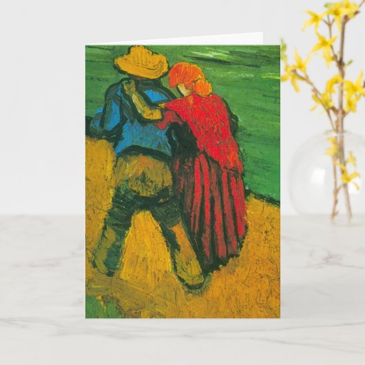 Carte Deux amoureux par Vincent van Gogh (Fleur jaune)
