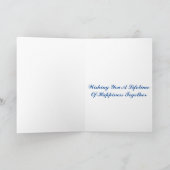 CARTE DEUX BRIDES FÉLICITATIONS MARIAGES (Intérieur)