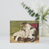 Carte Deux Chatons Joueurs (Debout devant)