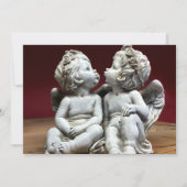 Carte Deux Cherubs Ange Céleste (Devant)