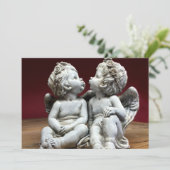 Carte Deux Cherubs Ange Céleste (Debout devant)