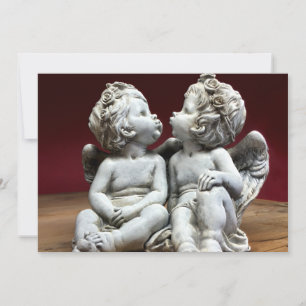 Carte Deux Cherubs Ange Céleste