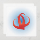 Carte Deux coeurs (Devant / Derrière)